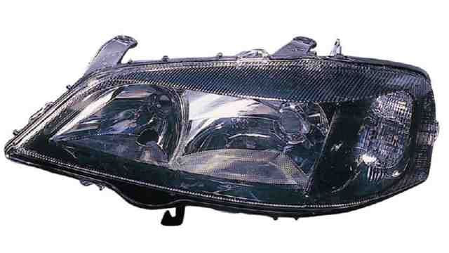 Farol Esquerdo Opel Astra G 98-04 Mascara Preta
