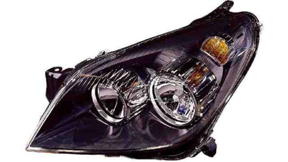 Farol Esquerdo Opel Astra H 04-11 Fundo Preto