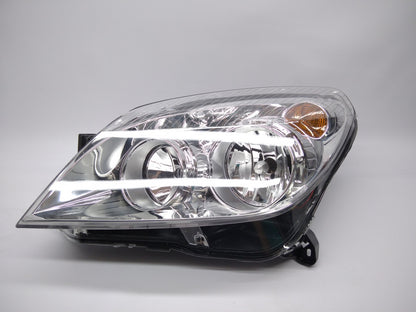 Farol Esquerdo Opel Astra H 07-11 Fundo Cromado