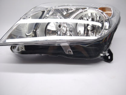Farol Esquerdo Opel Astra H 07-11 Fundo Cromado