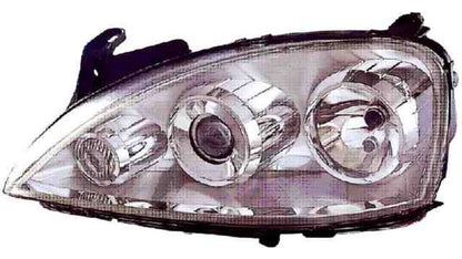 Farol Esquerdo Opel Corsa C 03-06 Olho Boi