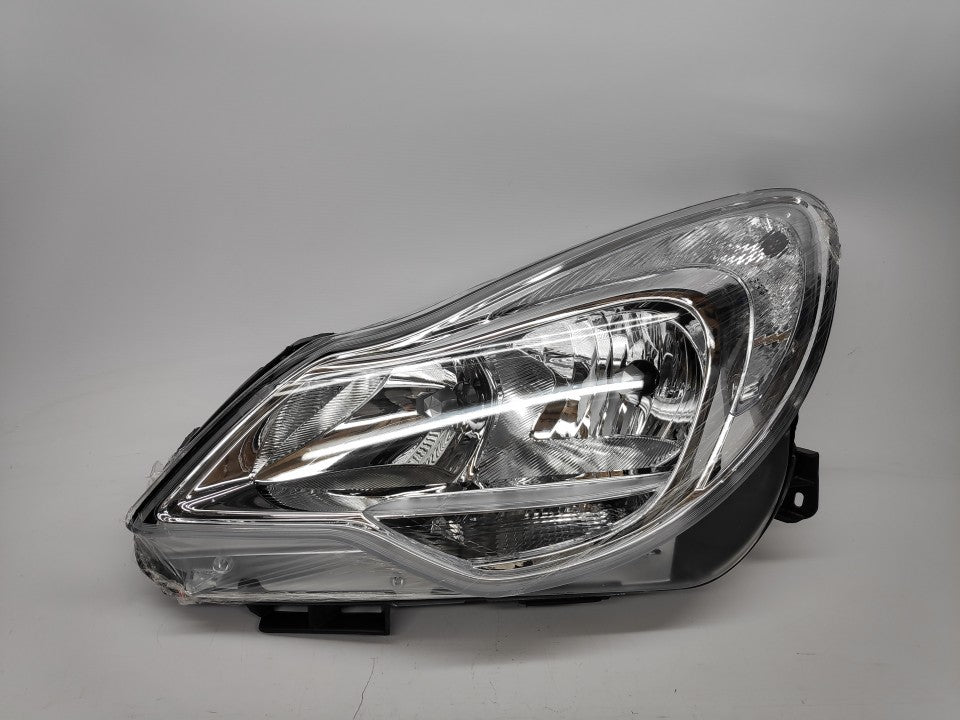 Farol Esquerdo Opel Corsa D 11-14 Cromado