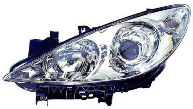 Farol Esquerdo Peugeot 307 05-07 Xenon + H7