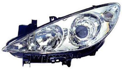Farol Esquerdo Peugeot 307 05-07 Xenon + H7
