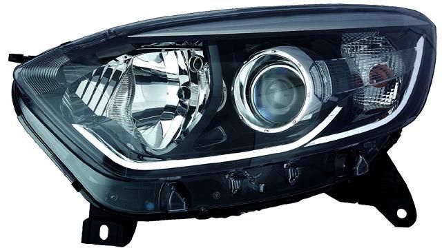 Farol Esquerdo Renault Captur 13- Anel Cromado