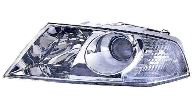 Farol Esquerdo Skoda Octavia 04-09 Olho Boi