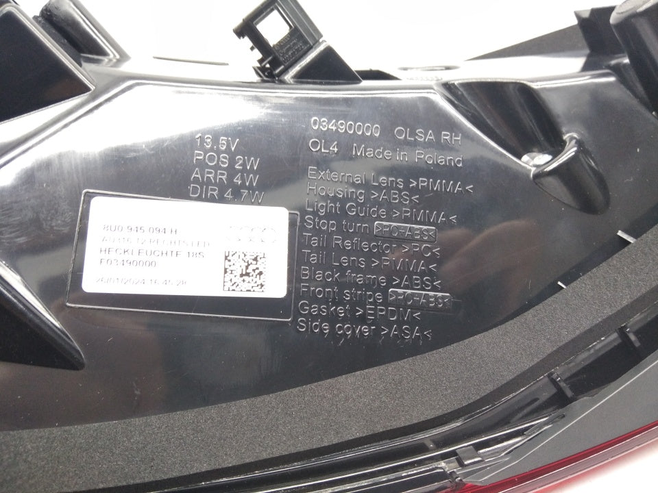 Farolim Direito Audi Q3 Led 11-14