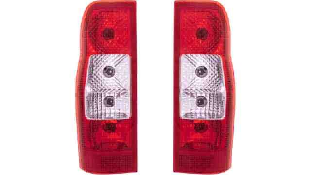 Farolim Direito S/ Porta-Lampadas-Branco-Interior-Vermelho Ford Transit 06-14