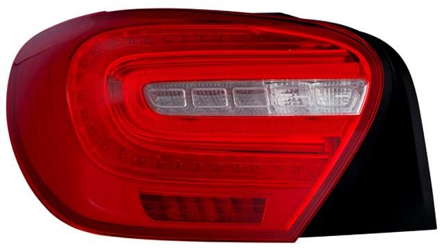 Farolim Esquerdo Led Mercedes W176 Class A 12-15 Ficha Oval