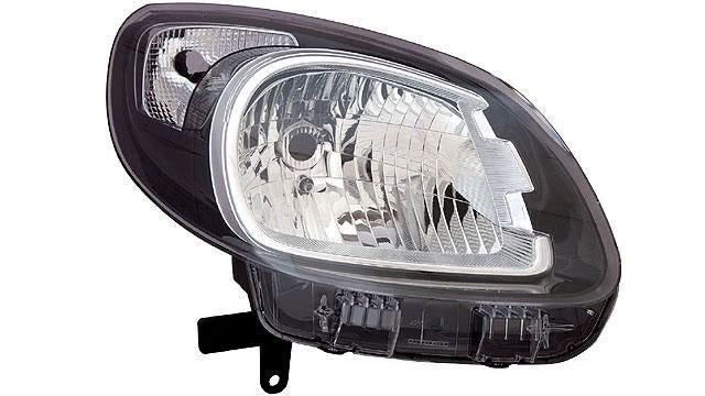 Farol Direito Renault Kangoo IV 13- Aro Preto