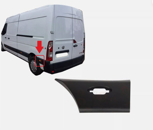 Friso Painel Esquerdo C/Furo Renault Master Opel Movano 10-19 Versao Longa
