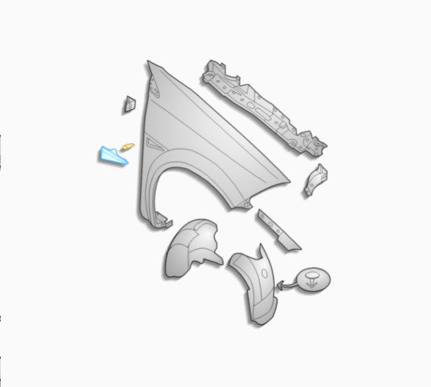 Guarda Lamas Direito Renault Megane II 02-08