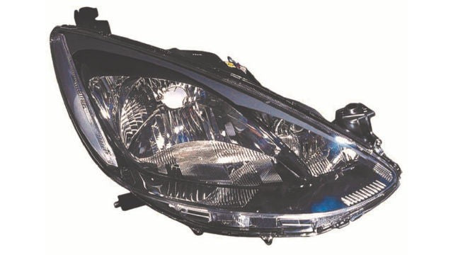 Farol Direito Mazda 2 07-13 F. Negro