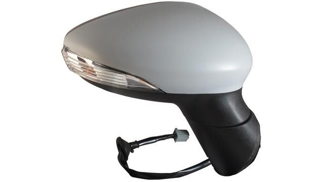 Espelho Direito Eletrico Asferico P/ Pintar C/ Pisca Ford B-Max 12-
