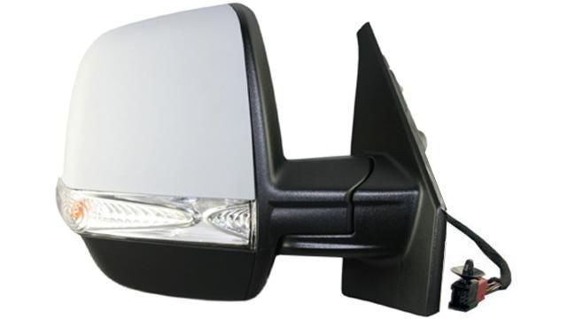 Espelho Direito Eletrico Fiat Doblo 10- Termico P/ Pintar C/ Pisca 2 Vidros