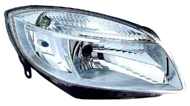 Farol Direito Eletrico Skoda Fabia 07-09 H4
