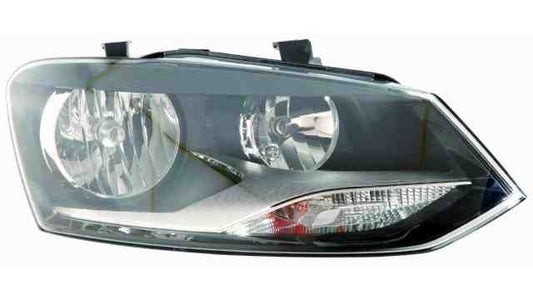Farol Direito Eletrico Vw Polo 9R 09-13 C/ Motor