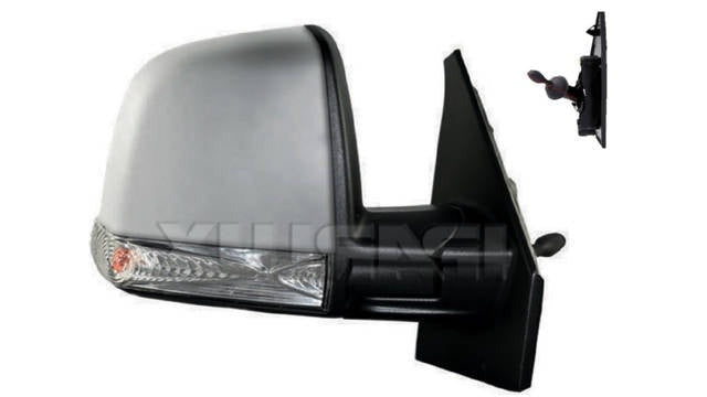 Espelho Manual Fiat Doblo Direito Direito 15- P/ Pintar