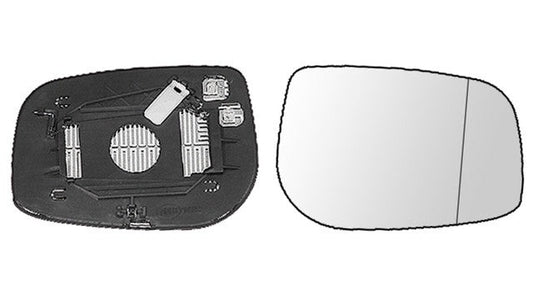 Vidro Espelho Direito Asferico Termico Toyota Avensis 03-09, Avensis Verso | 01-09