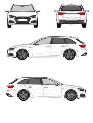 Kit Barras Tejadilho Audi A4 Avant 2008 a 2015 Aluminio