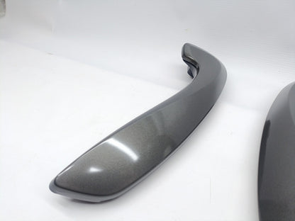 Kit Puxadores Porta Frente Renault Megane III Cinza 08-15