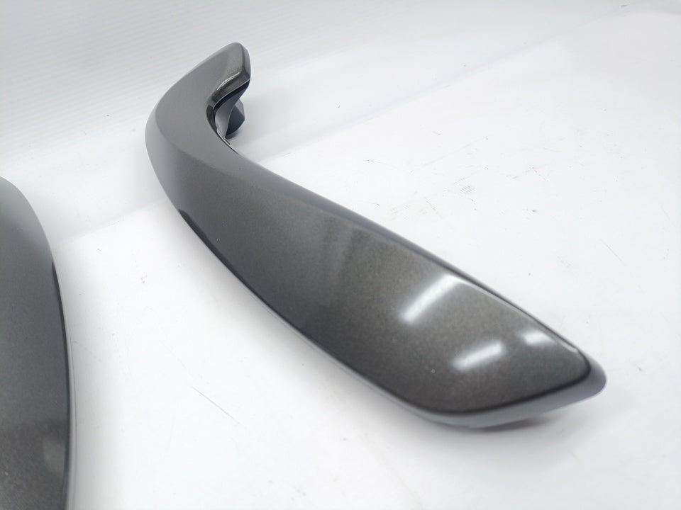 Kit Puxadores Porta Frente Renault Megane III Cinza 08-15