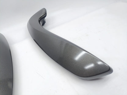 Kit Puxadores Porta Frente Renault Megane III Cinza 08-15