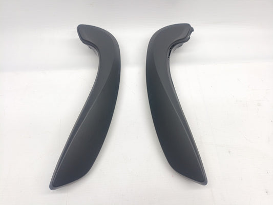 Kit Puxadores Porta Frente Renault Megane III Preto Mate 08-15