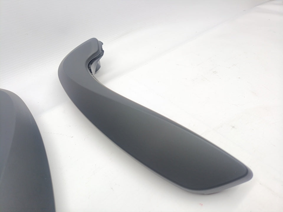 Kit Puxadores Porta Frente Renault Megane III Preto Mate 08-15