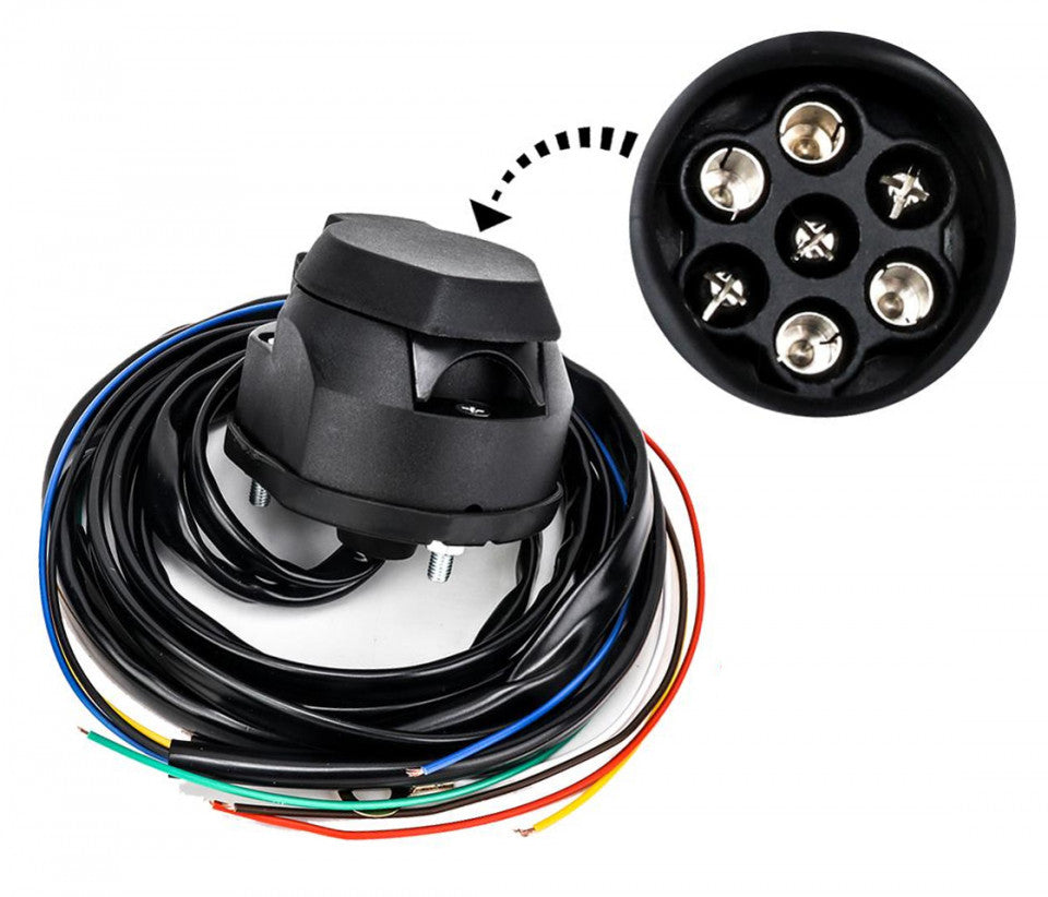 Kit Reboque Electrico Universal 7 Polos L 2mt