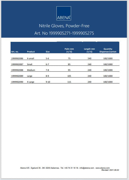 Luvas Nitrilo Azuis Tam. M