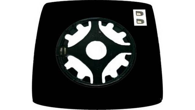 Vidro Espelho Esquerdo Opel Combo 01-11 Convexo Termico