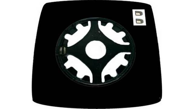 Vidro Espelho Esquerdo Opel Combo 01-11 Convexo Termico