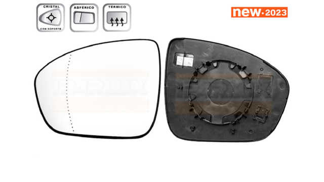 Vidro Espelho Esquerdo Renault Captur 20-23