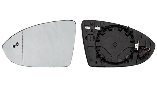 Vidro Espelho Esquerdo Volkswagen Golf VII 12-17 C/Assist