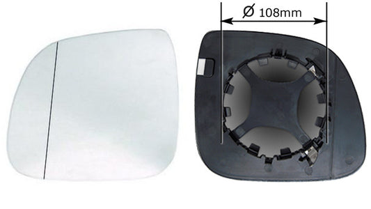 Vidro Espelho Esquerdo Volkswagen Transporter T6 16-