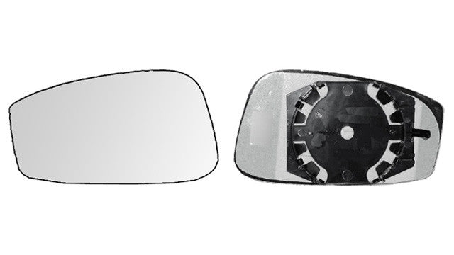 Vidro Espelho Fiat Idea 03-08 Esquerdo Convexo